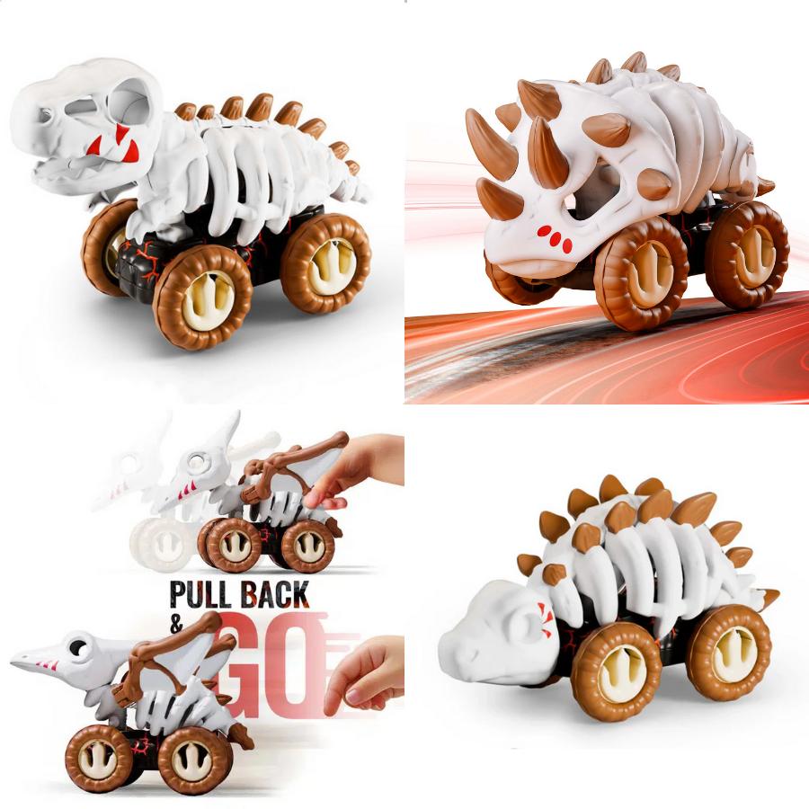 Skeleton Dino Dasher Asst.