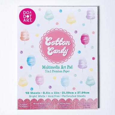 Shimmer Cotton Candy Multimedia Art Pad