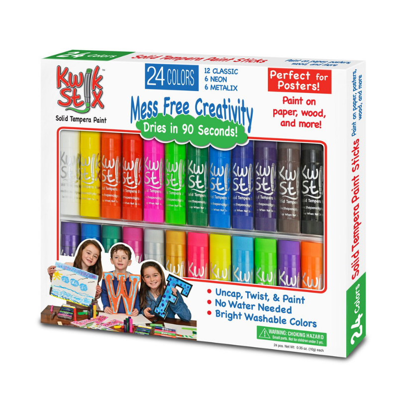 Kwik Stix Solid Tempura Paint 24pc