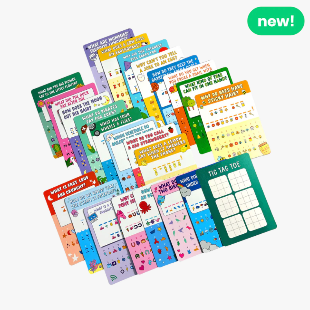 Paper Games - Joke Decoder Activity Cards