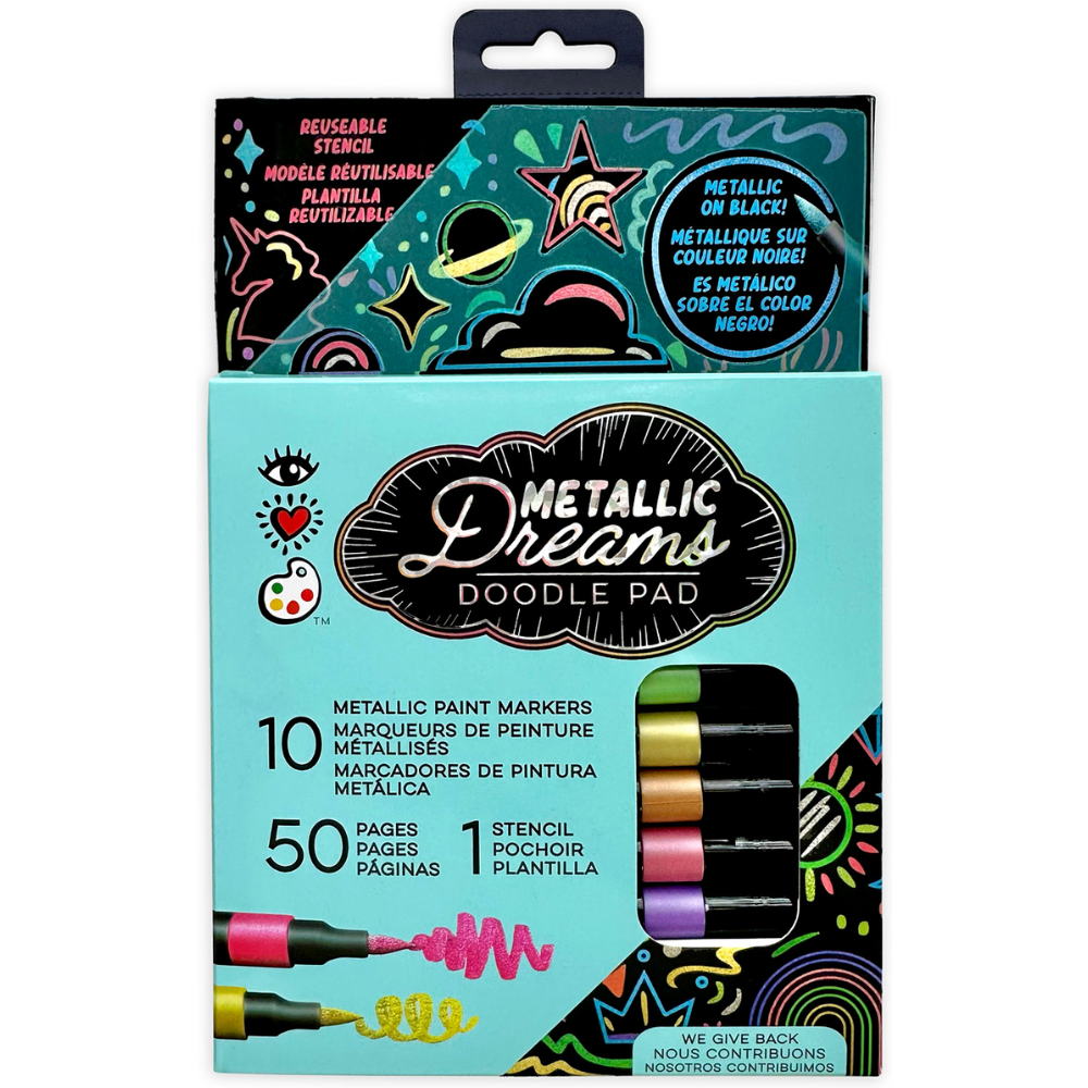 Metallic Dreams Doodle Pad