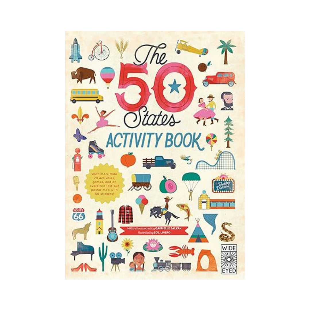 The 50 States: Activity Book