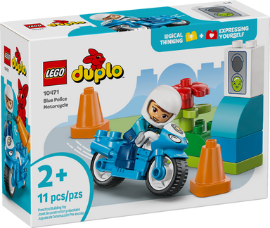 10471 LEGO&reg; DUPLO&reg; Town Blue Police Motorcycle