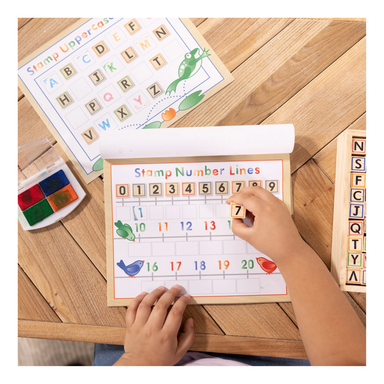 Deluxe ABCs &amp; 123s Stamp Set
