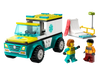 60403 Emergency Ambulance and Snowboarder