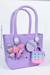Beach Tote Bag with Charms: Bowtiful