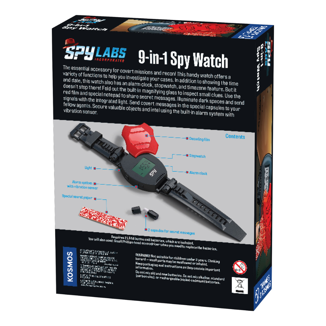 Spy Labs: 9-in-1 Spy Watch