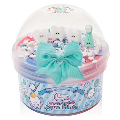 Aqua Minto Glossy Clear Slime