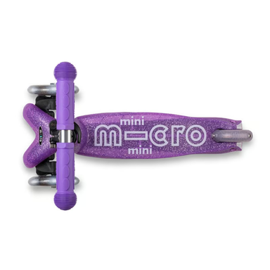 Micro Mini Glitter LED Scooter Purple