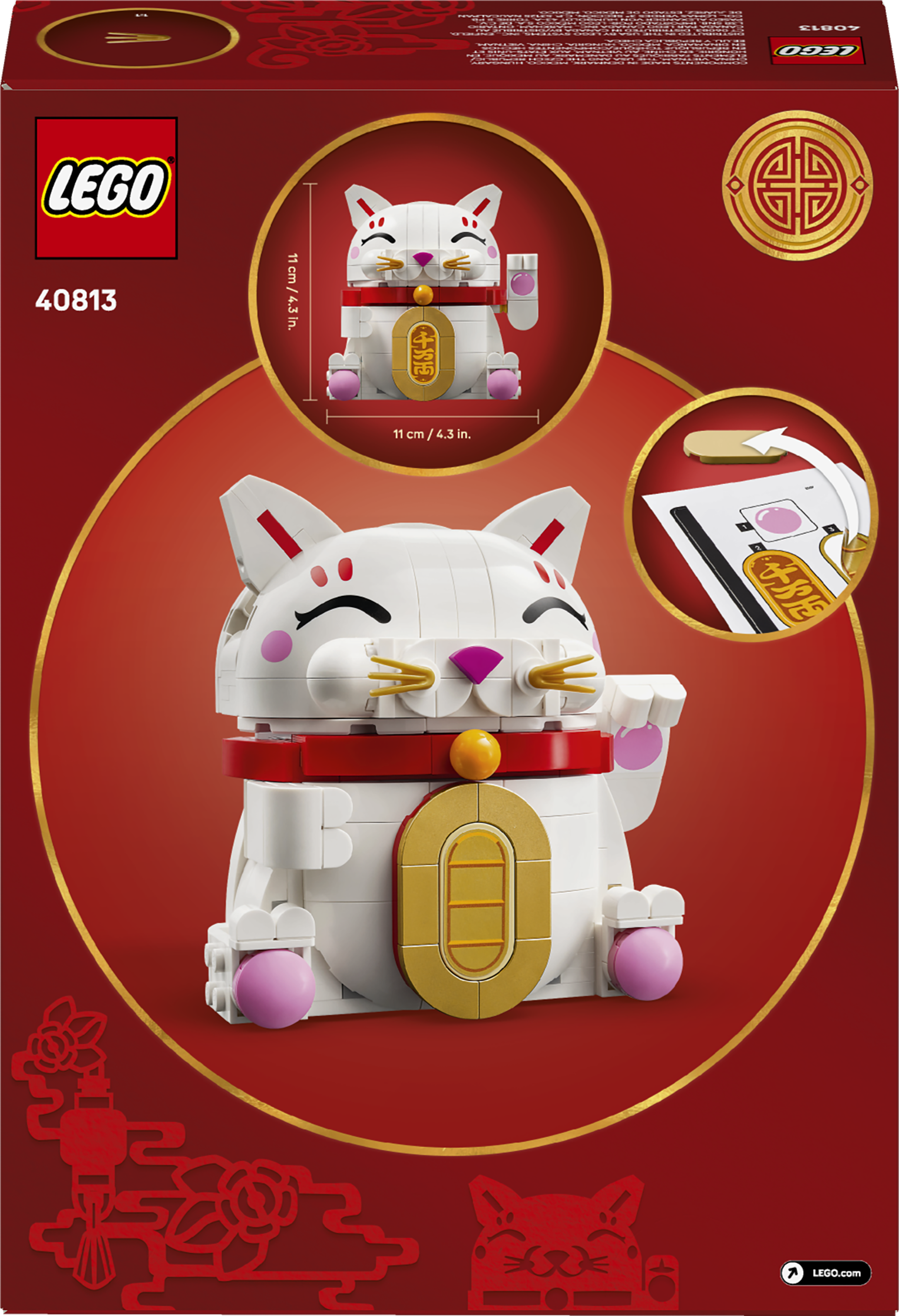 40813 LEGO&reg; Lucky Cat