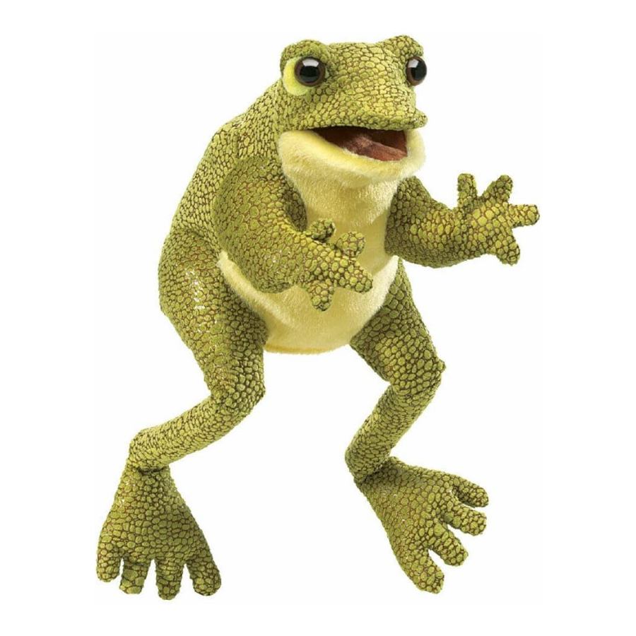 Funny Frog Puppet