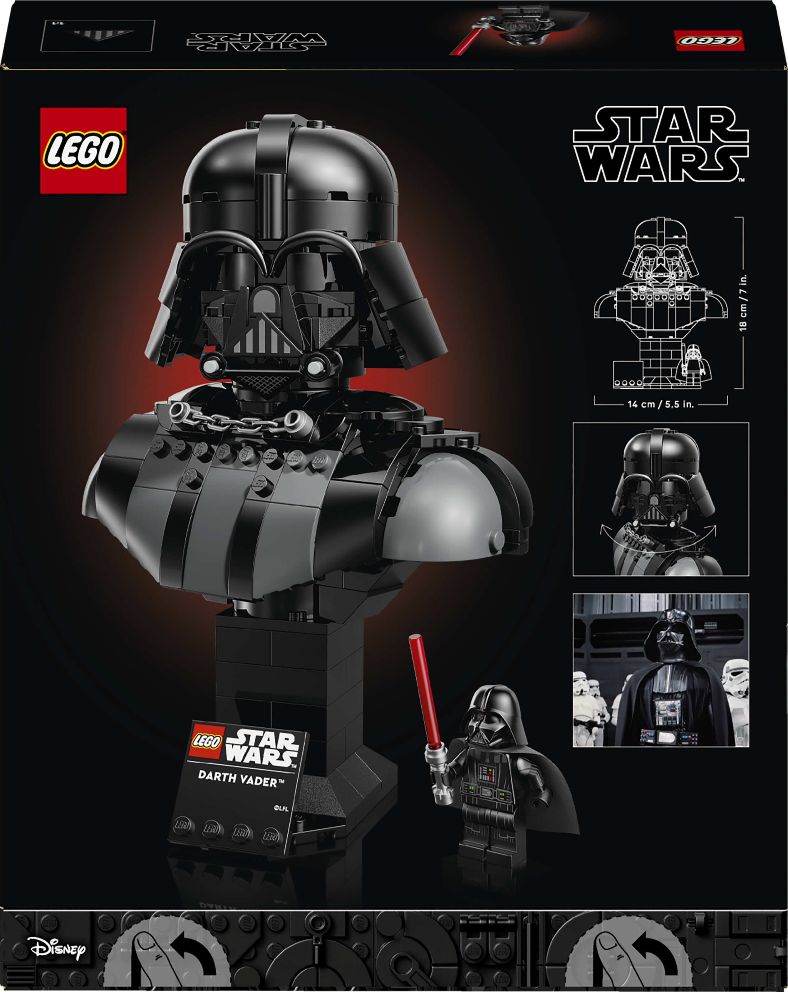 75439 LEGO&reg; Star Wars&trade; Darth Vader&trade; Bust