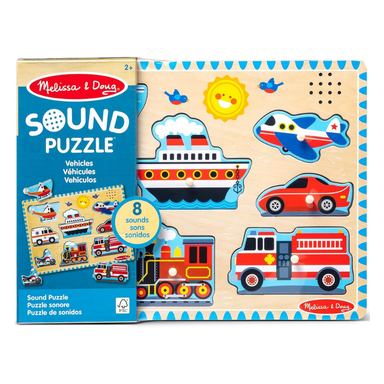 Vehicles Sound Puzzle Board