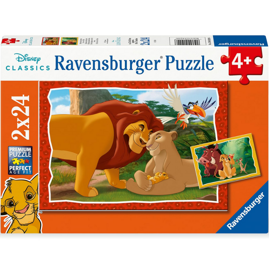 The Lion King 2x24pc Puzzles