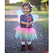 Neon Rainbow Tutu, Wings, and Wand Set