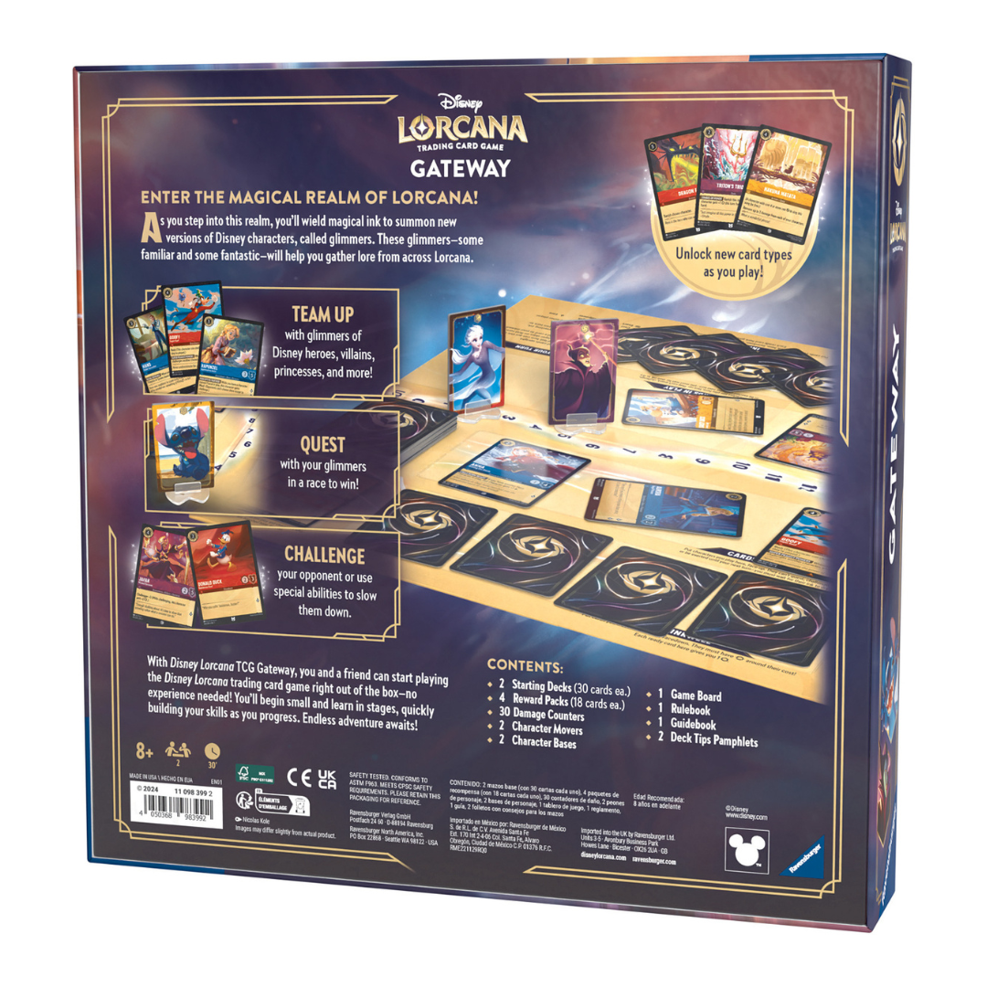 lorcana gateway card list Disney Lorcana Gateway Box — Snapdoodle Toys & Games