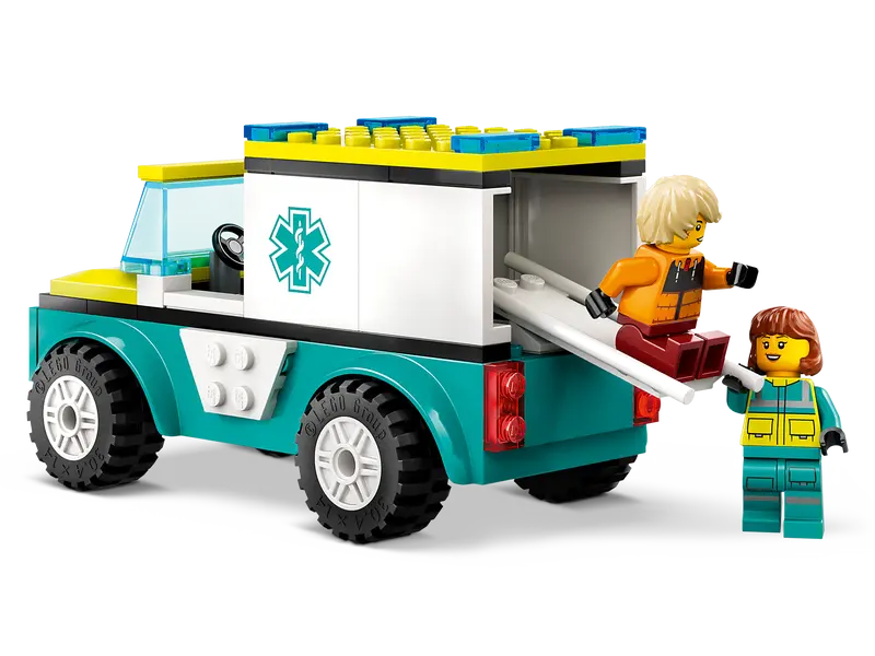 60403 Emergency Ambulance and Snowboarder