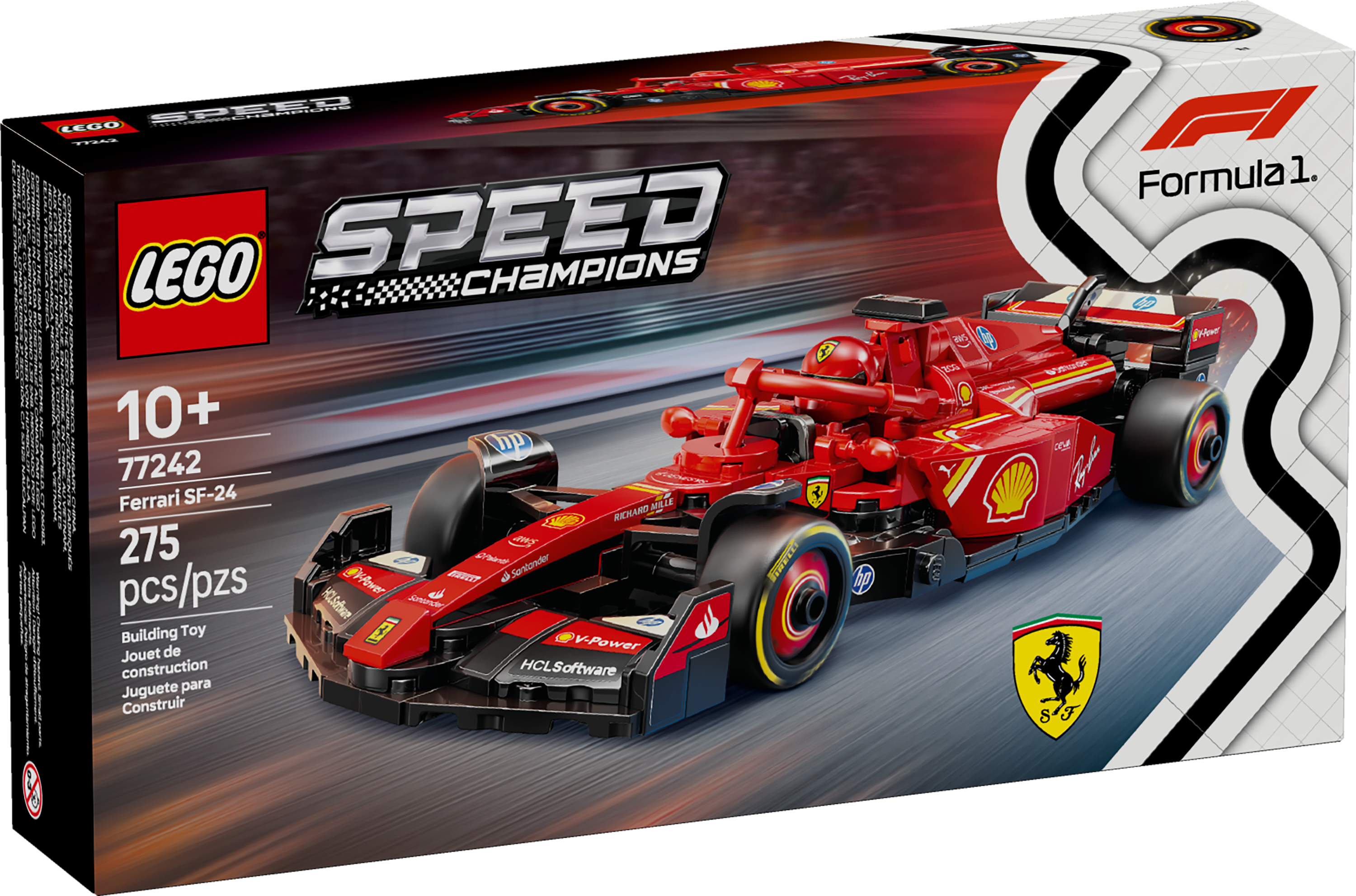 LEGO Speed Champions Ferrari SF-24 F1 Race Car (77242)