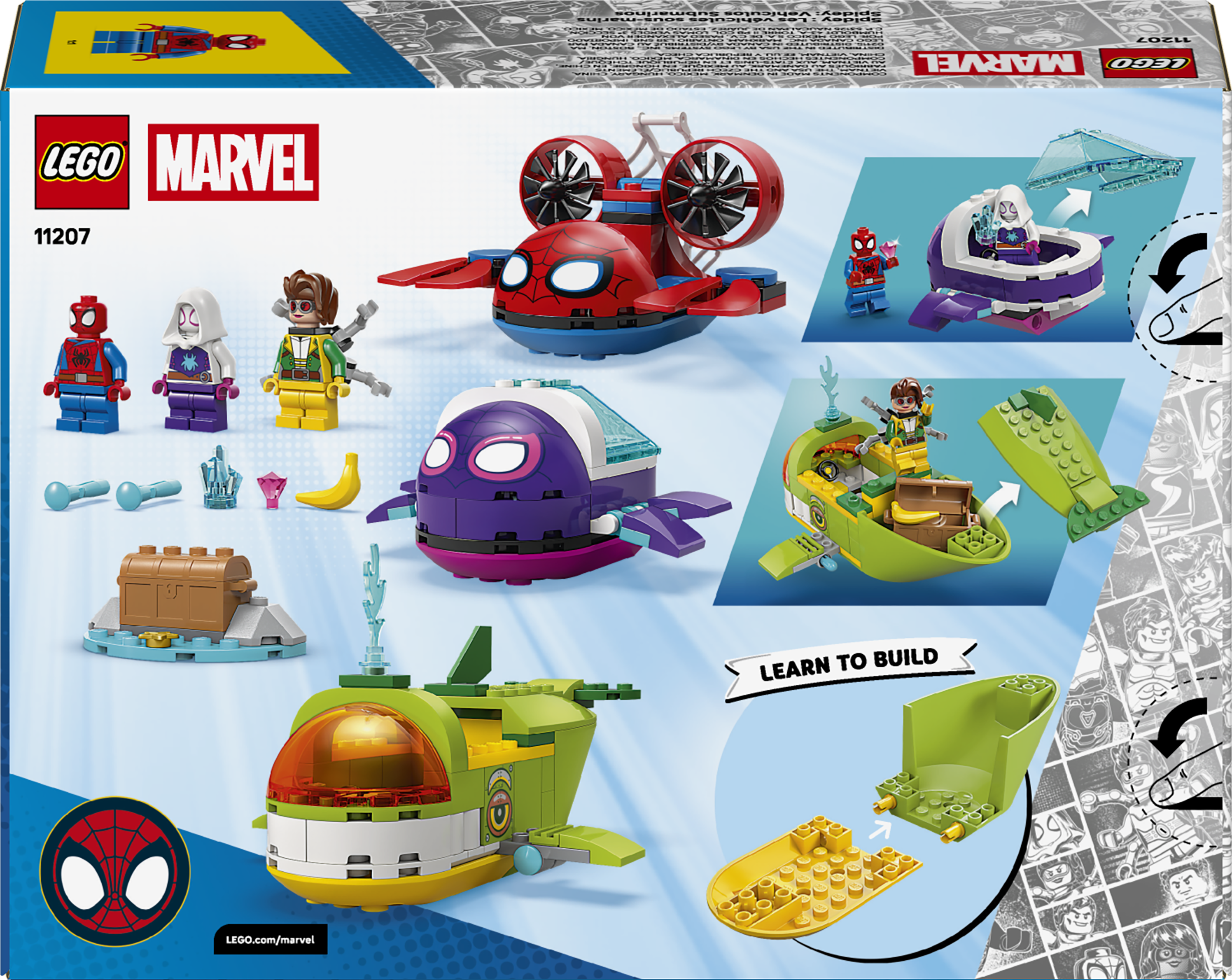 11207 LEGO&reg; ǀ Marvel Spidey And His Amazing Friends Spidey: Underwater Vehicles