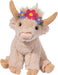 Laddie Highland Cow with Flower Crown