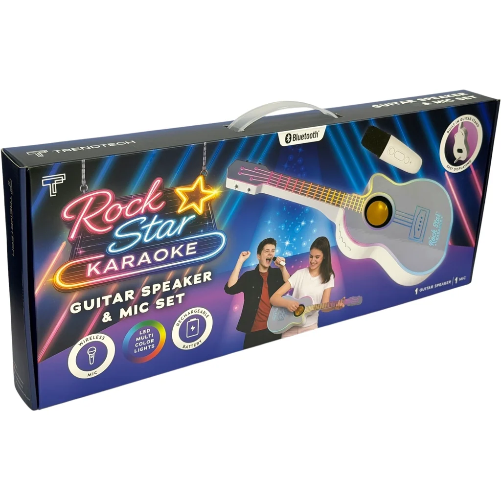 Rock Star Guitar &amp; Microphone Karaoke Set Asst.