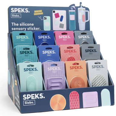 Slabs Silicone Sensory Stickers - asst