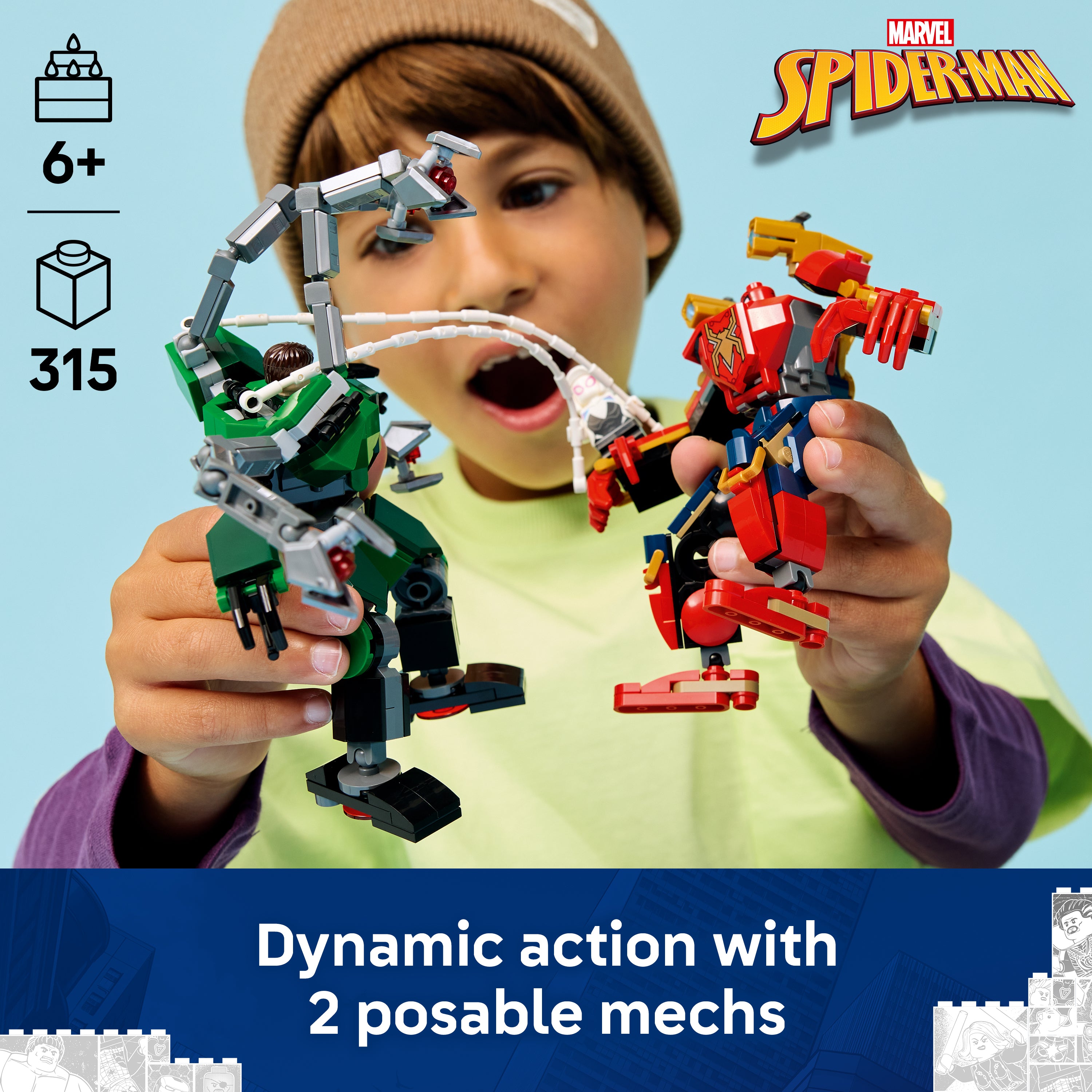 LEGO&reg; ǀ Marvel Mech Battle: Spider-Man vs. Doc Ock 76338