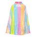 Stripy Sequins Cape - size 4/6