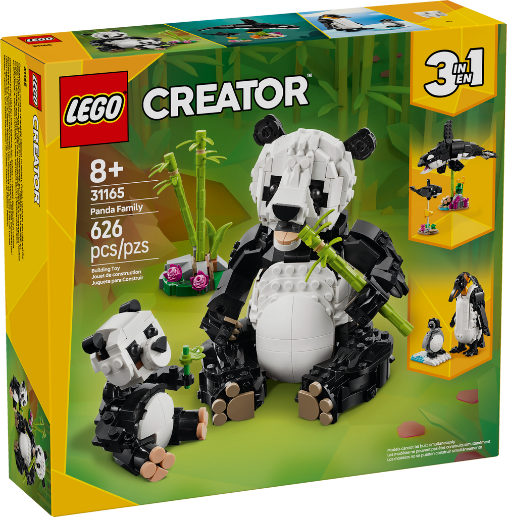 LEGO® Creator 3in1 Wild Animals: Panda Family 31165 — Snapdoodle