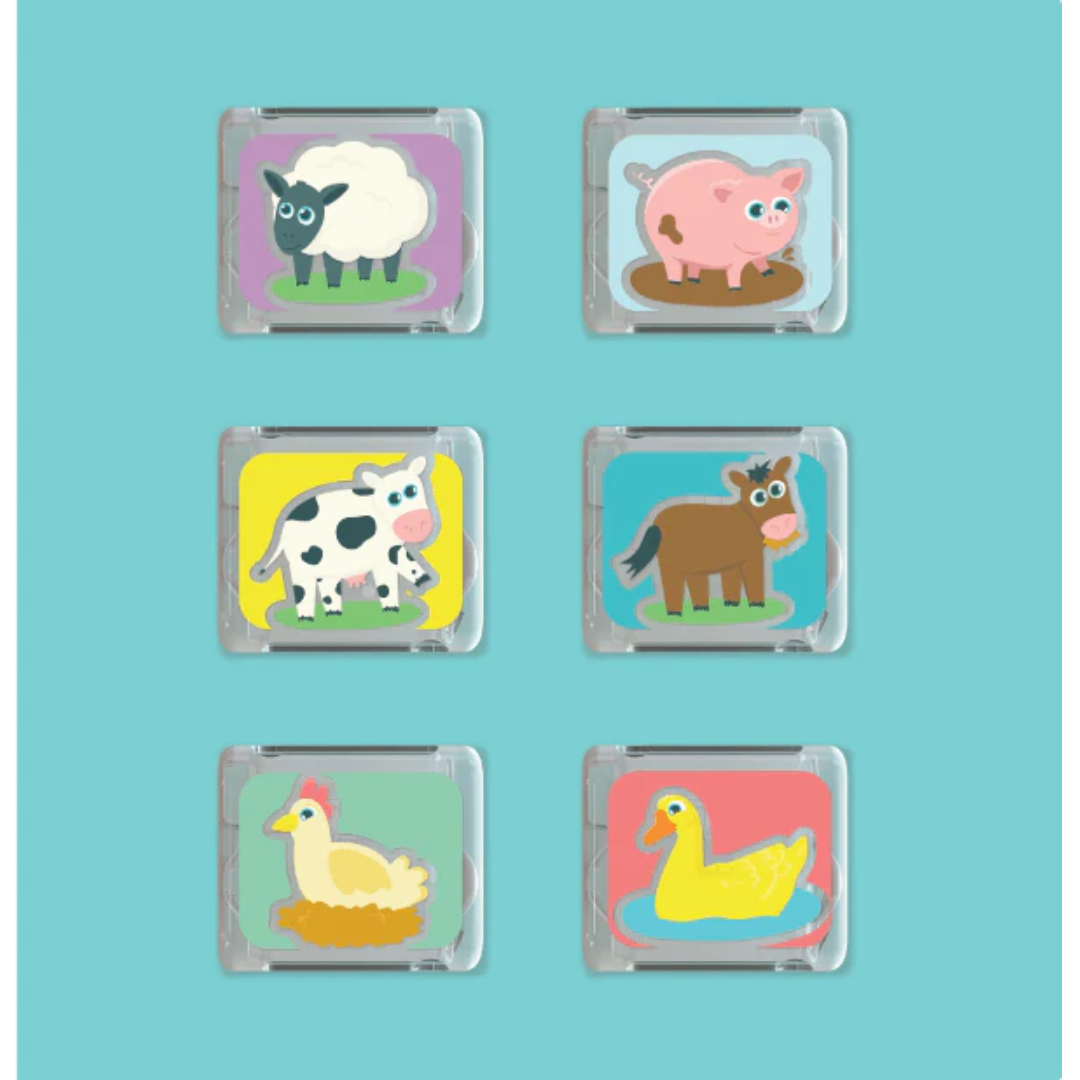 6pk Glo Pals Bath Cube: Farm