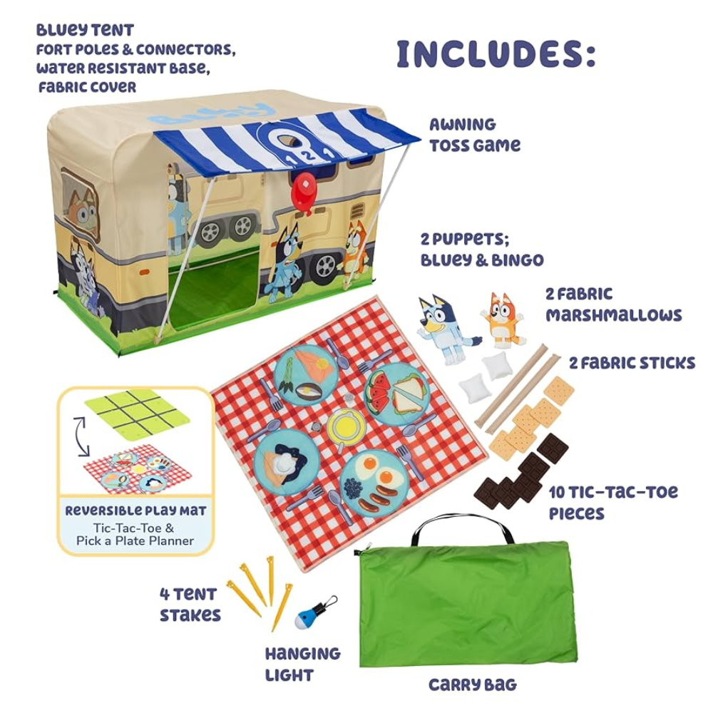 Bluey Camping Activity Fort