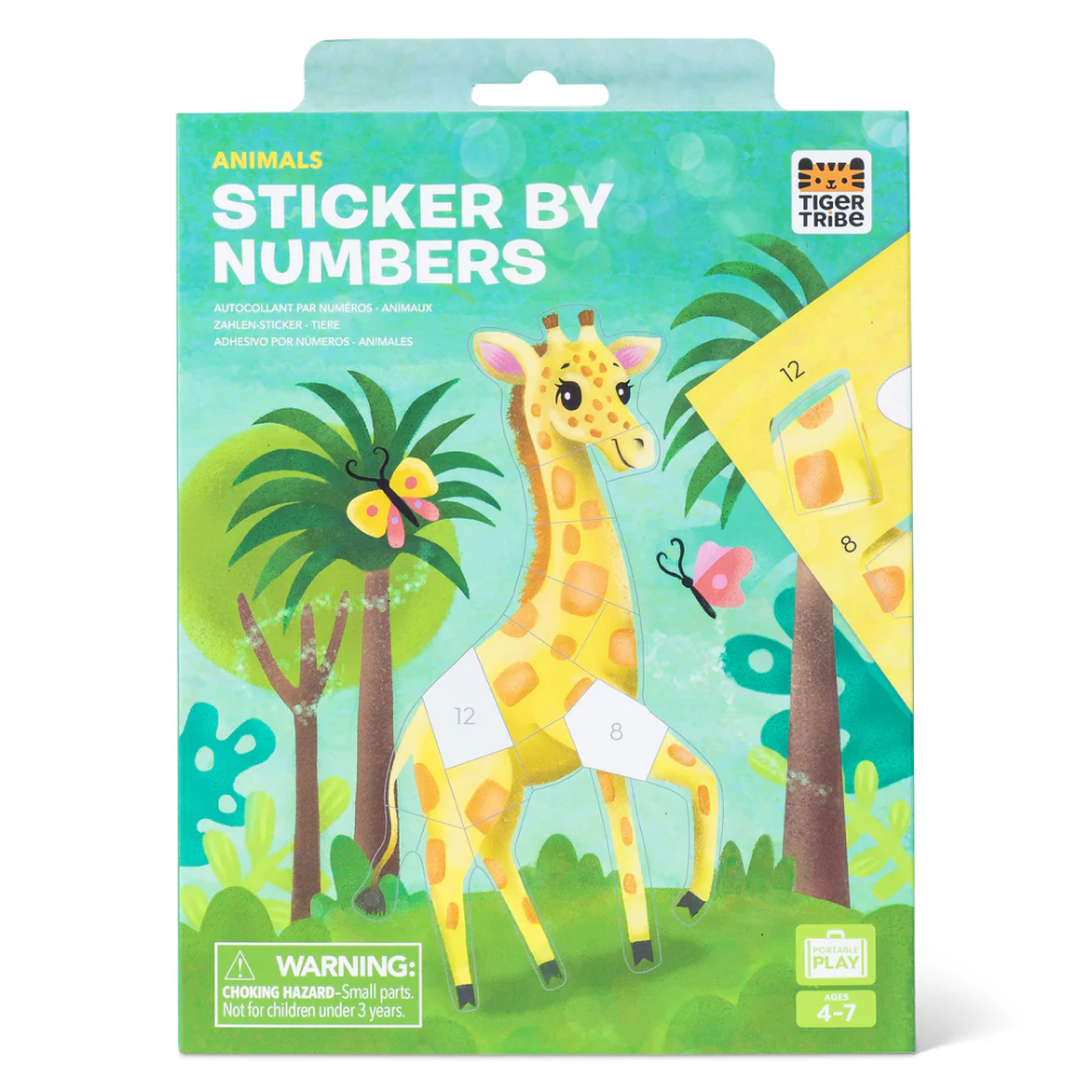 Sticker by Number: Animals