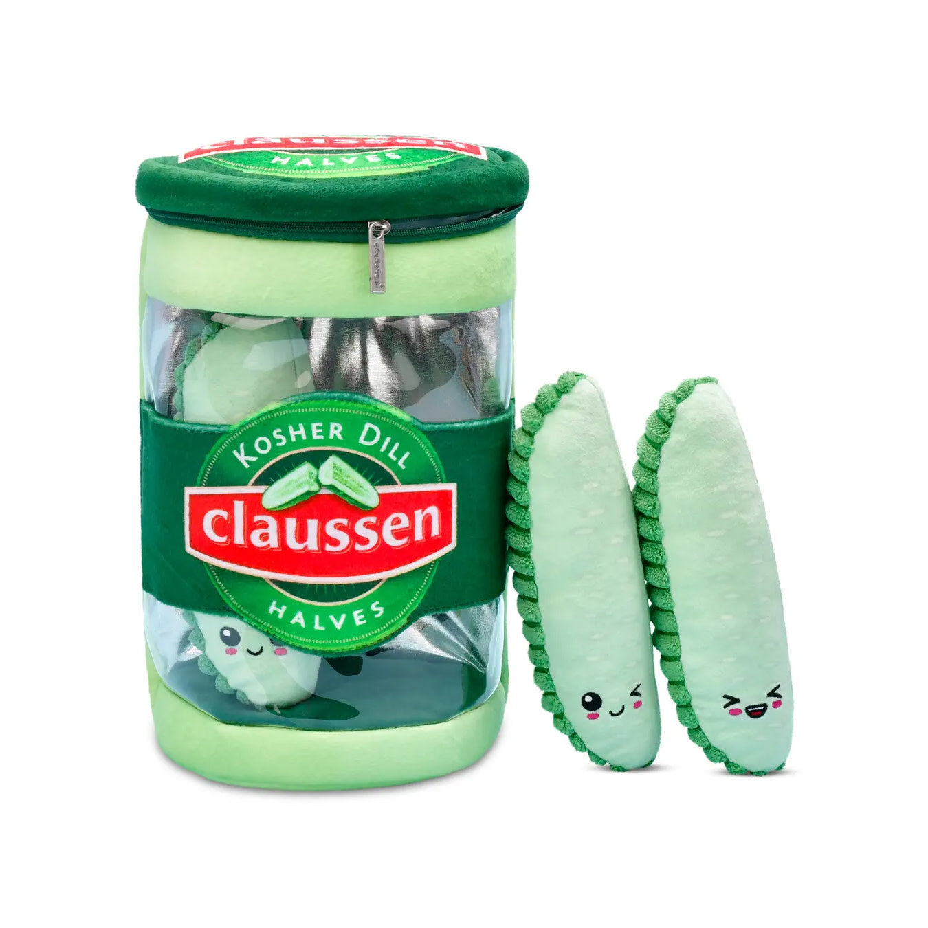 Claussens Pickles Packaging Plush