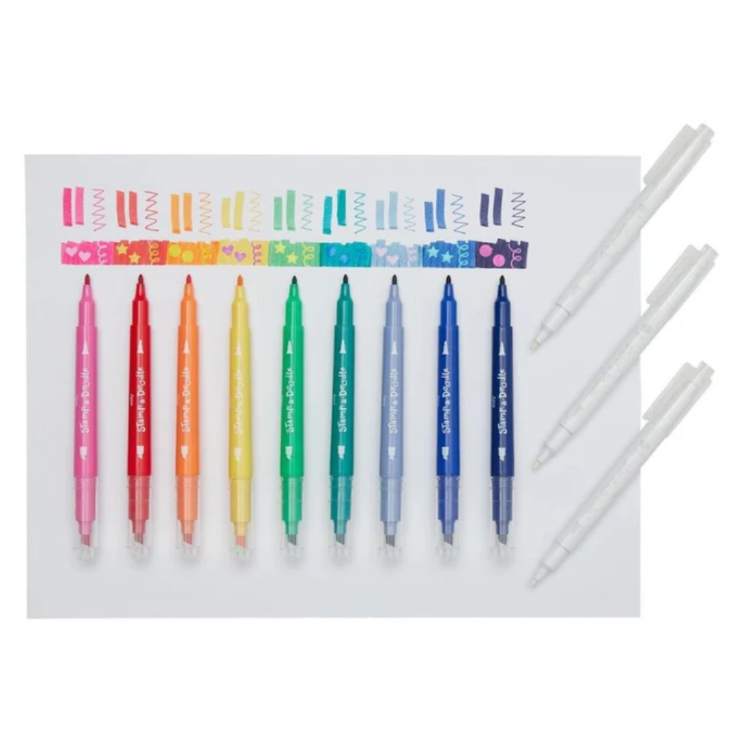 Stamp A Doodle Double Ended Markers 12pk