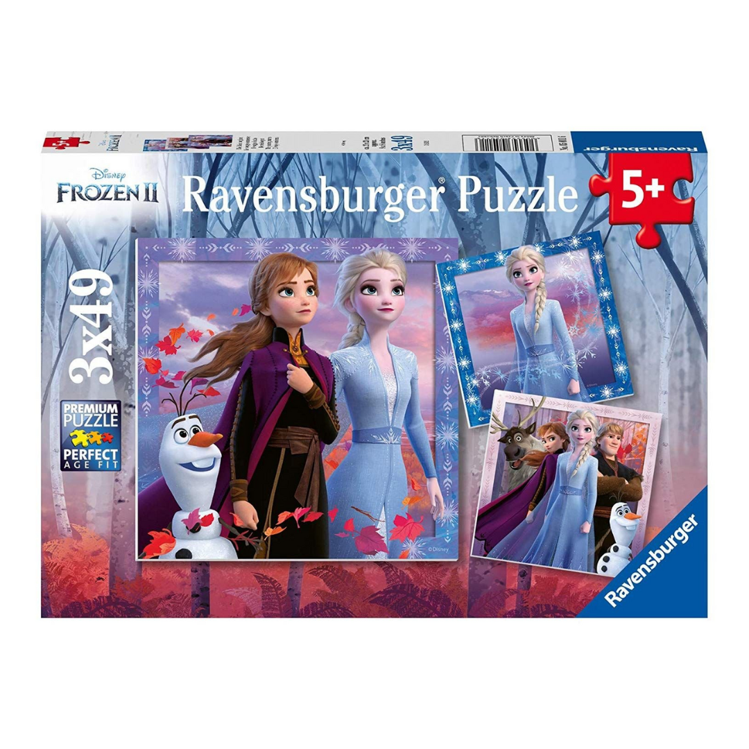 Frozen The Journey Starts 3x49pc Puzzle