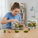 Bonsai Moss &amp; Rock Garden Wave Terrarium