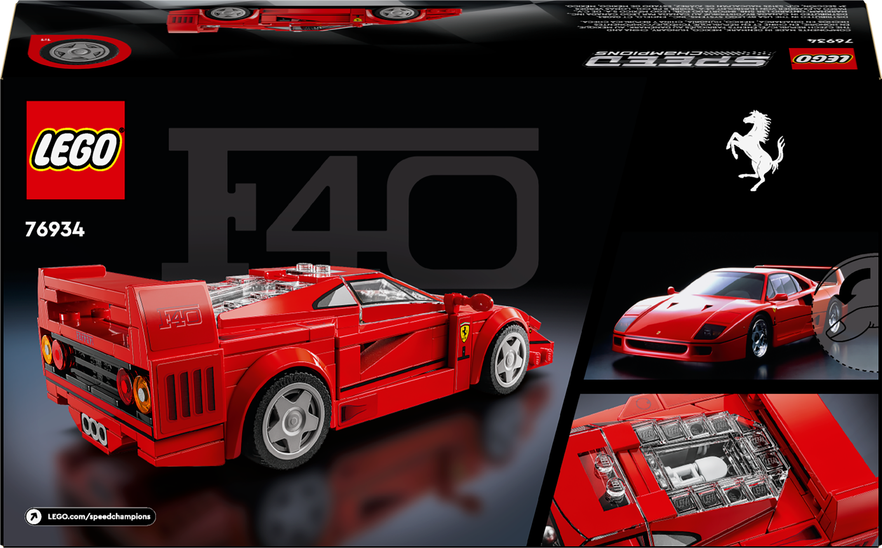 LEGO&reg; Speed Champions Ferrari F40 Supercar 76934