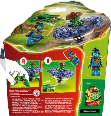 LEGO&reg; NINJAGO&reg; Nya vs. Mutation Monster Spinner Toy 71849