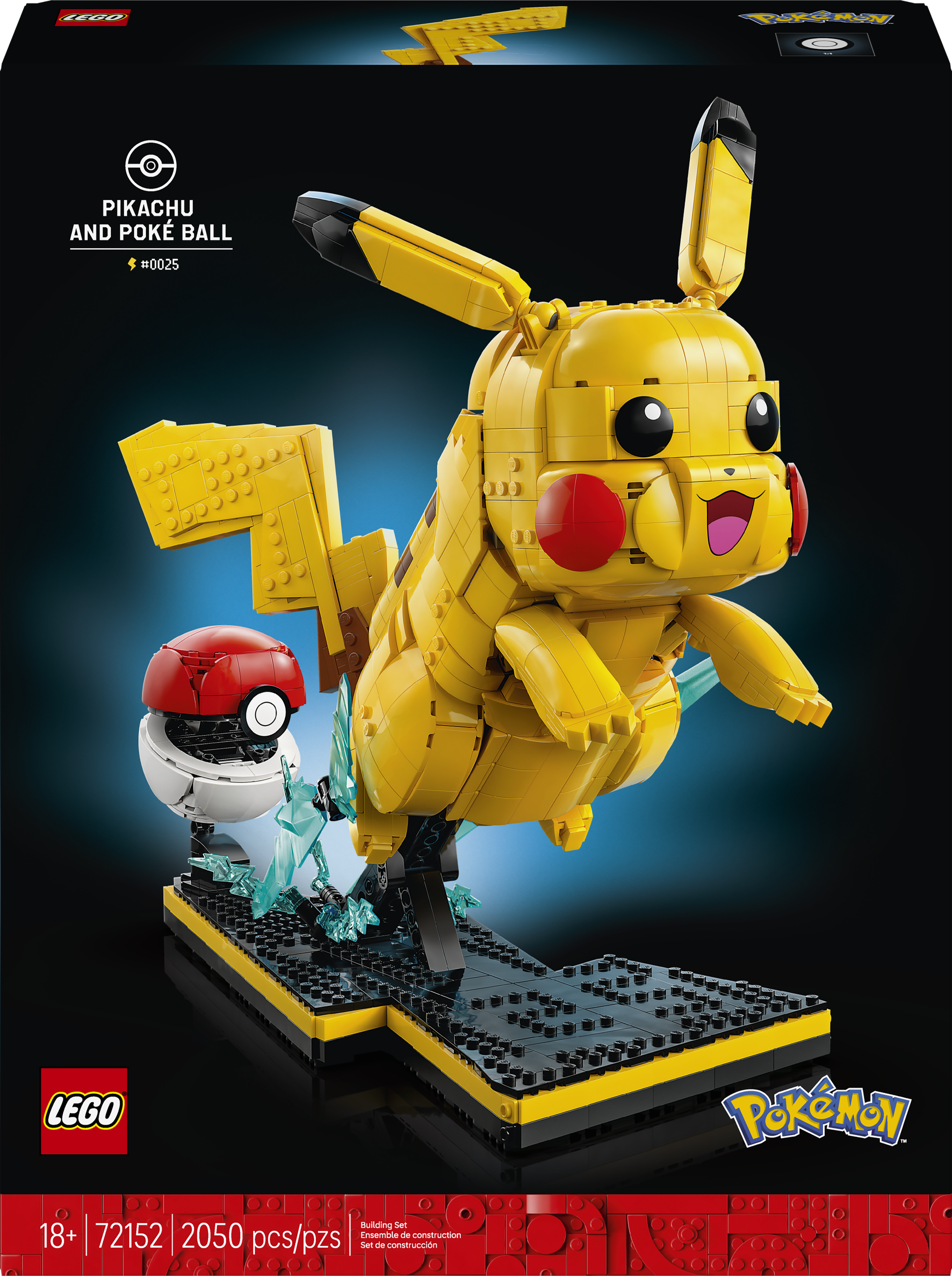 72152 LEGO&reg; Pok&eacute;mon&trade; Pikachu and Pok&eacute; Ball
