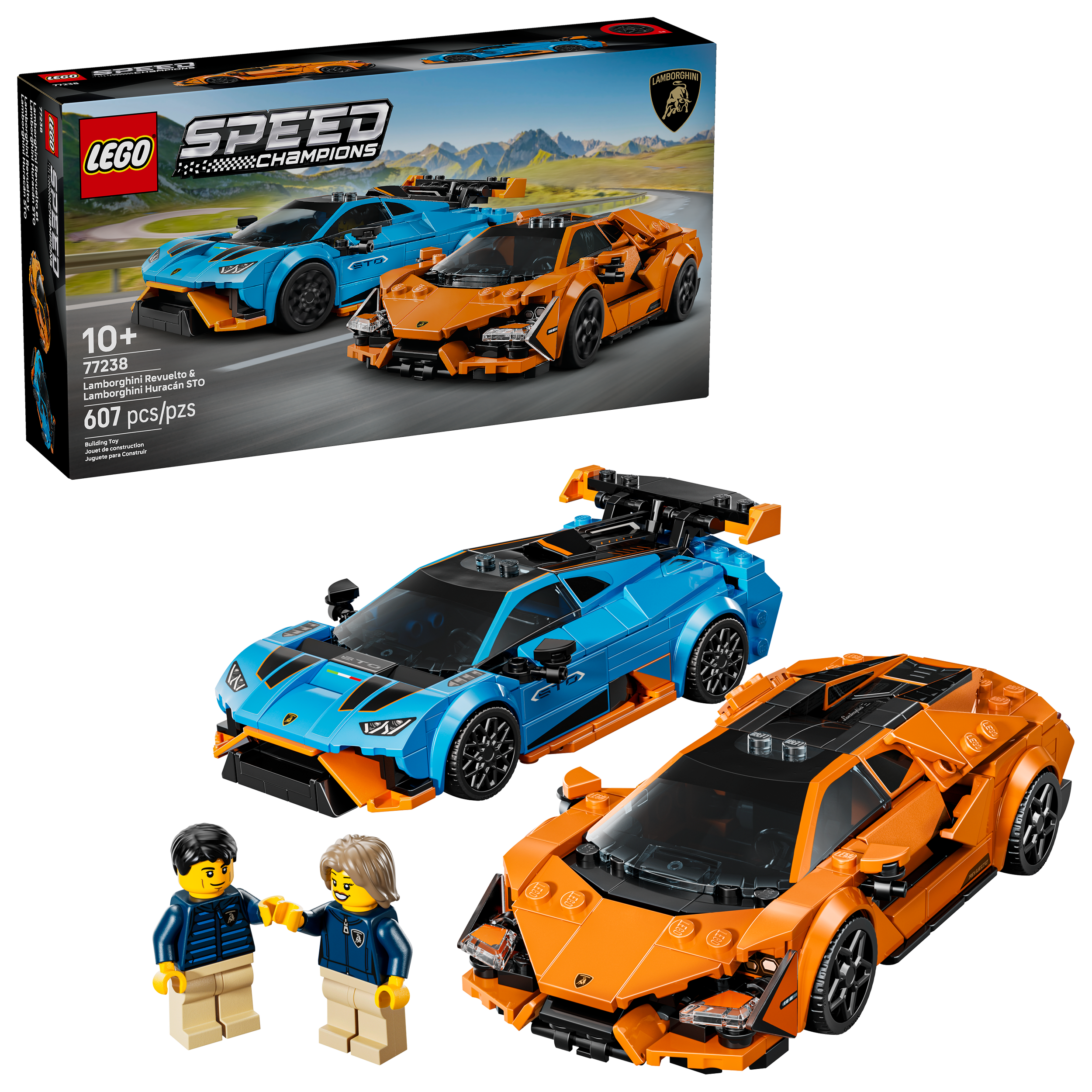 LEGO&reg; Speed Champions Lamborghini Revuelto &amp; Hurac&aacute;n STO 77238