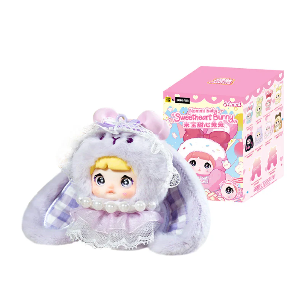 Nommi Baby Sweetheart Bunny Series Plush Blind Box — Snapdoodle Nommi Baby Sweetheart Bunny Series Plush Blind Box — Snapdoodle