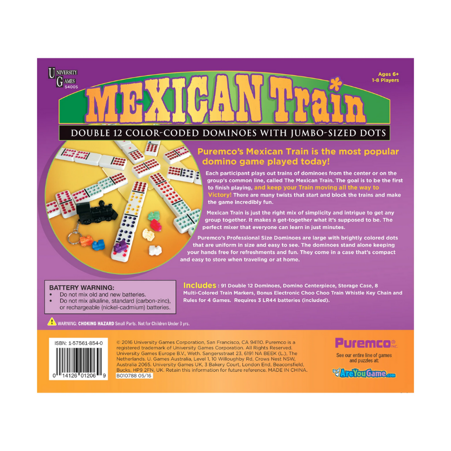 Mexican Train Dominoes Double 12