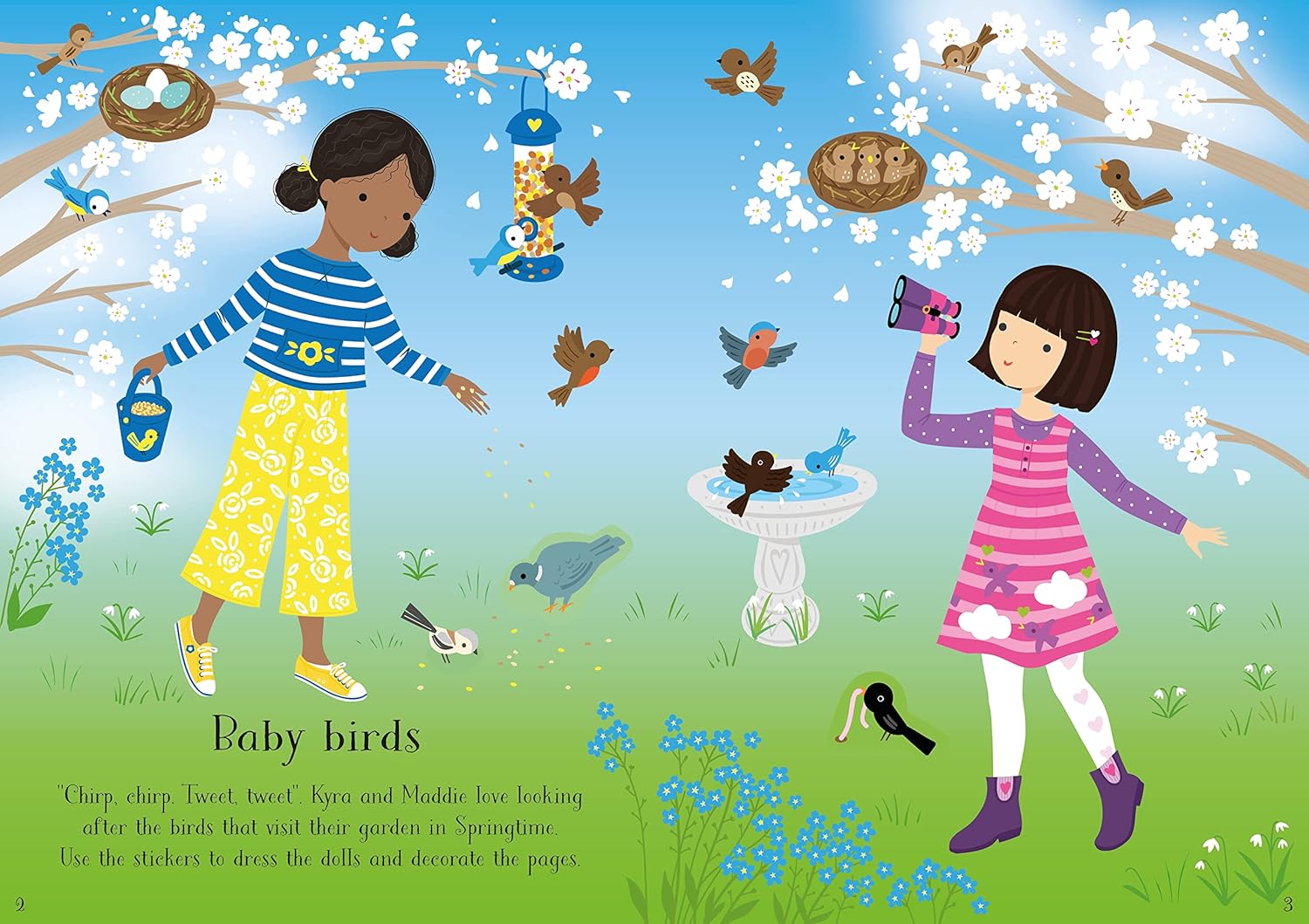 Little Sticker Dolly Dressing: Easter