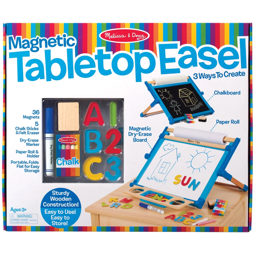 Double Sided Magnetic Tabletop Easel