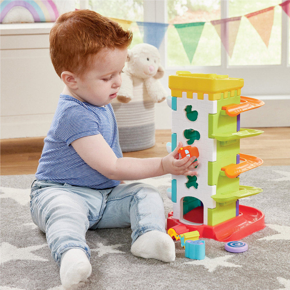 Drop 'n Roll Activity Tower