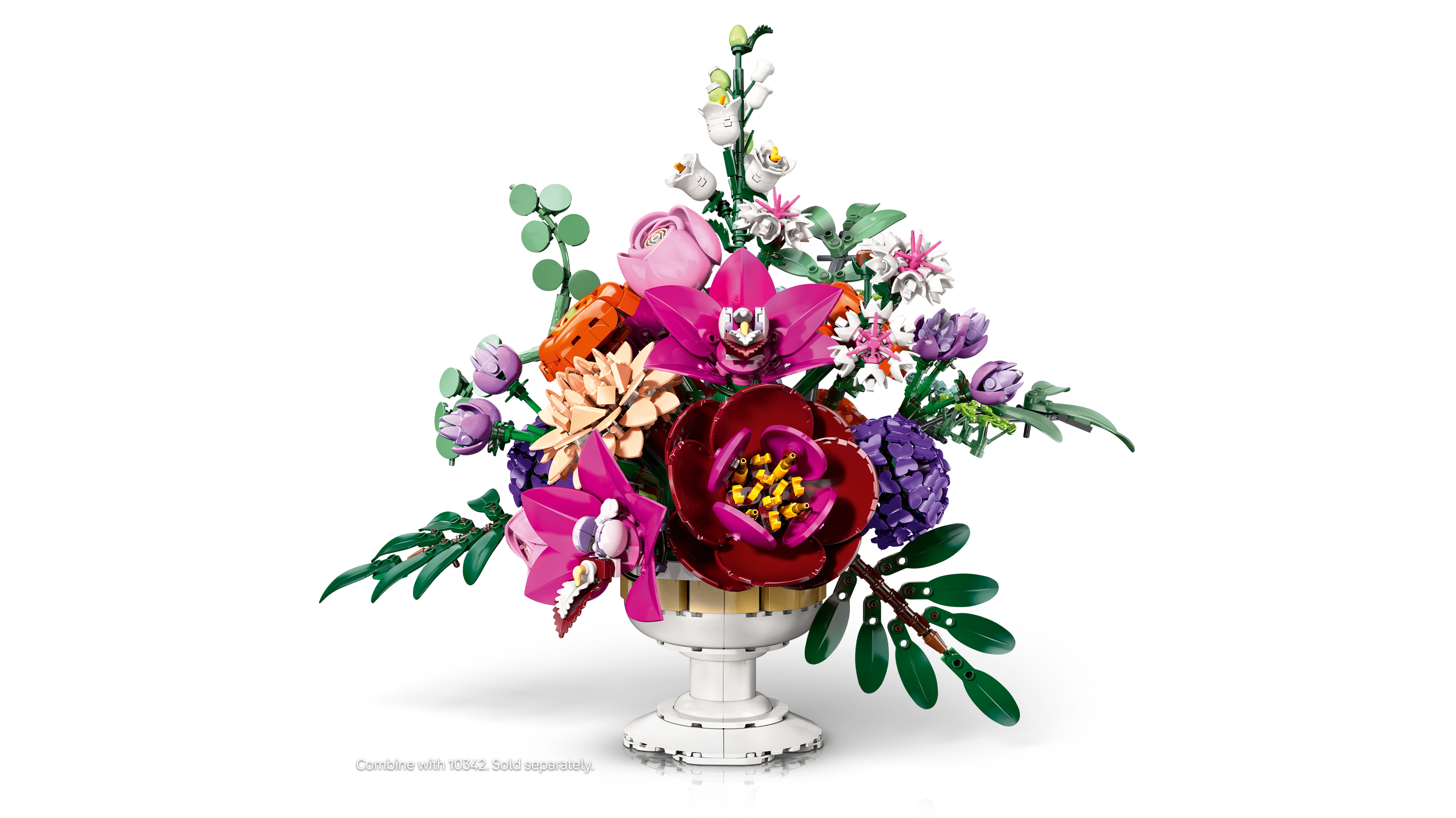 LEGO&reg; Botanicals Pretty Pink Flower Bouquet 10342