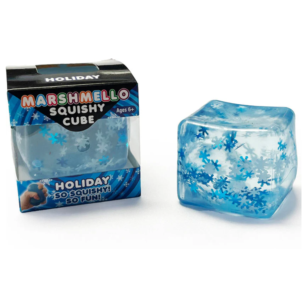 Marshmello Squishy Holiday Cube
