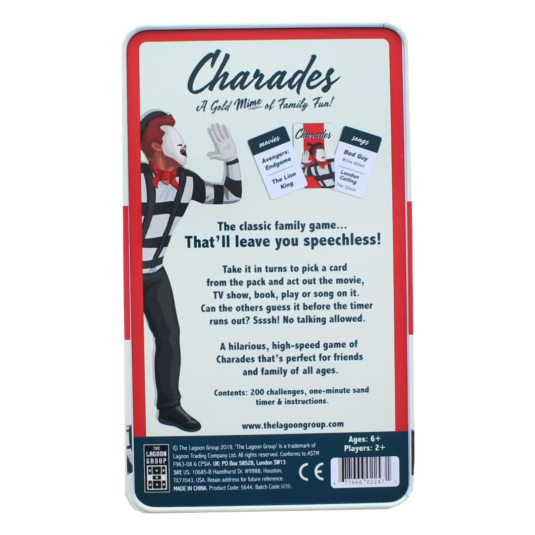 Charades Game Tin