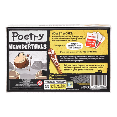 Poetry for Neanderthals