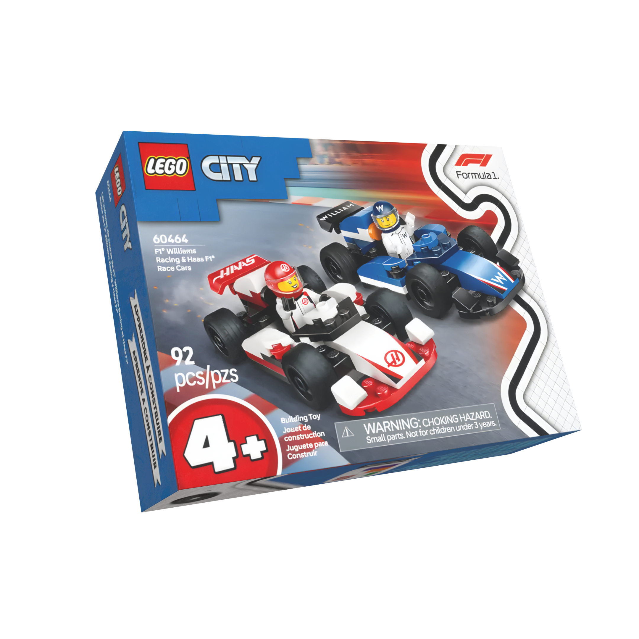 60464 F1&reg; Williams Racing &amp; Haas F1&reg; Race Cars